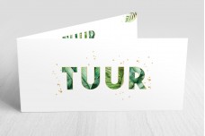 Letters met blaadjes Letters met blaadjes